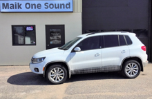 2017 Volkswagen Tiguan with professional window tint in North Bay